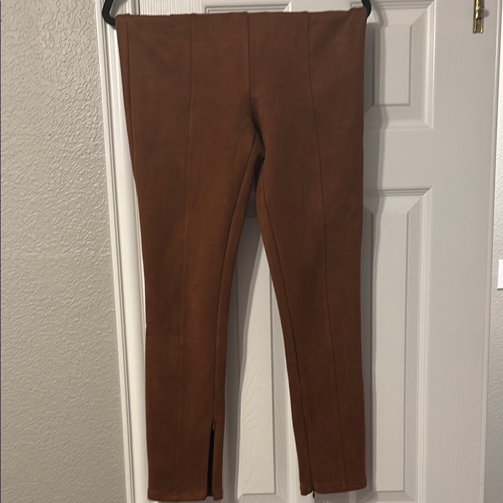 Faux Suede Anthropologie Legging